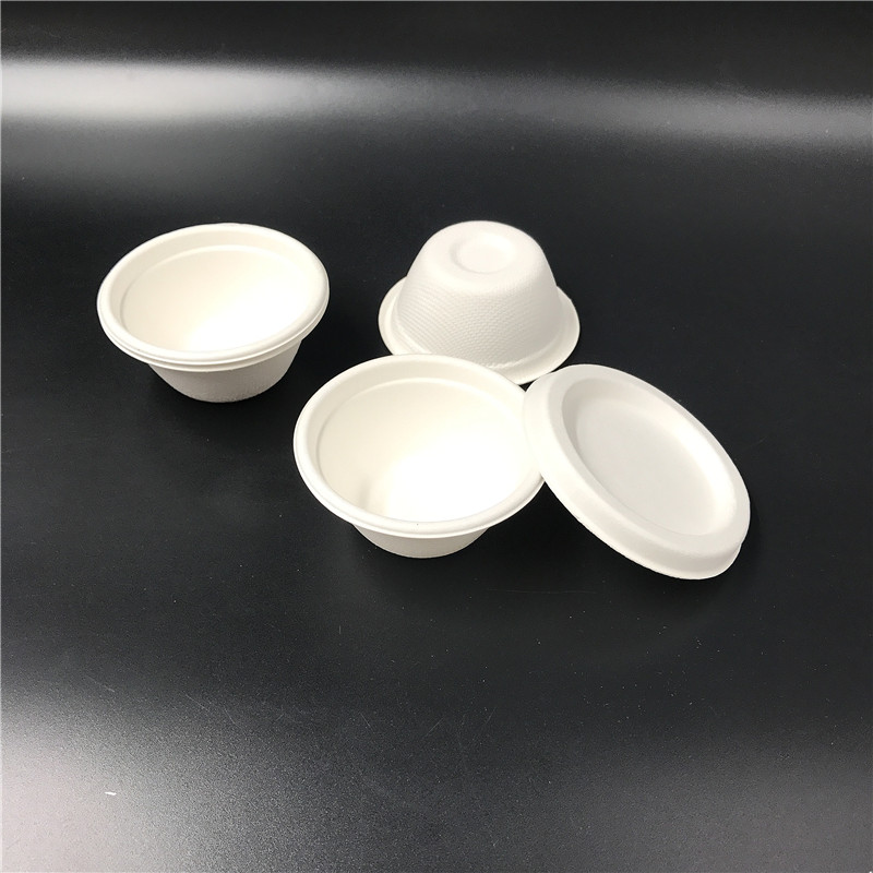 eco green sauce cup with lid