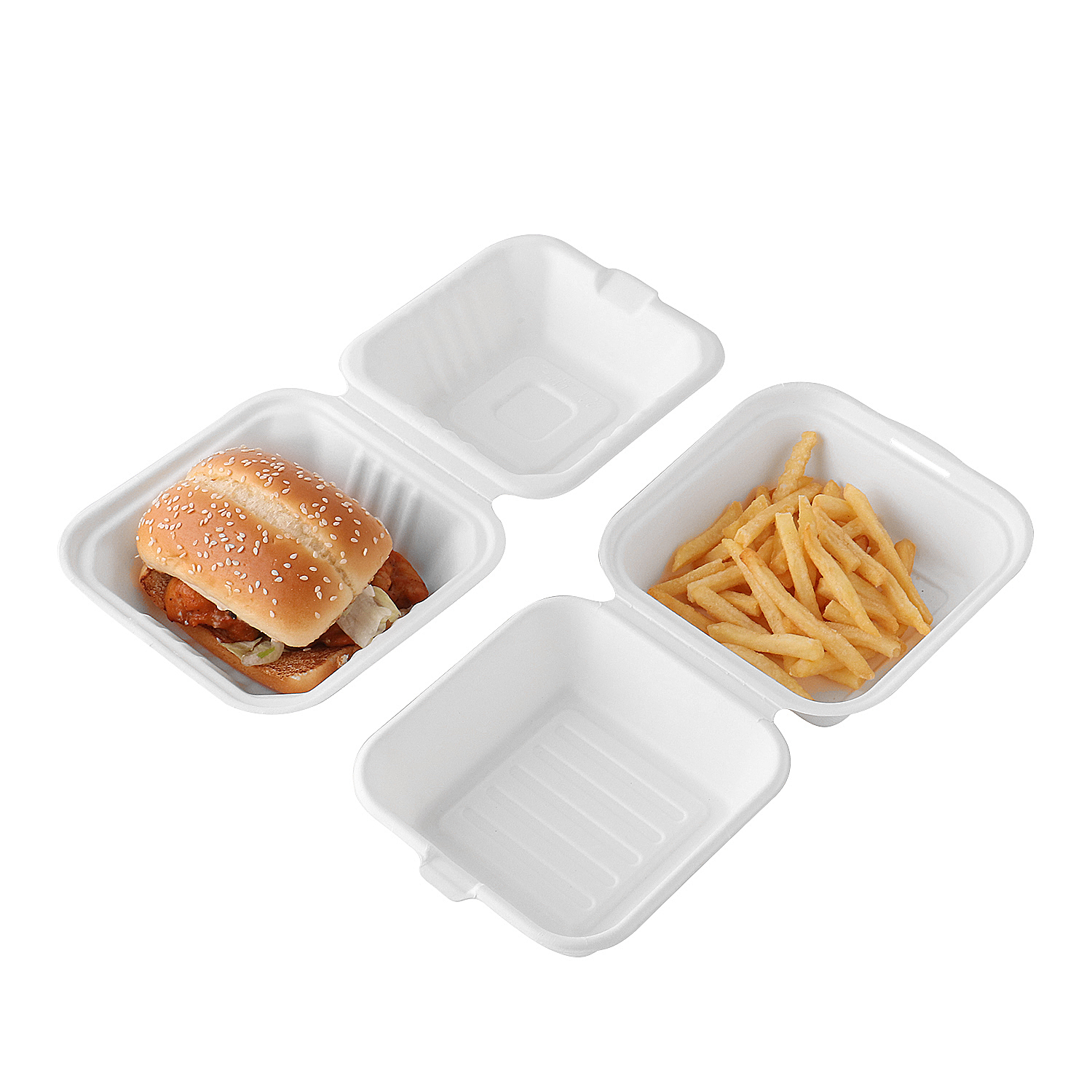 sugarcane takeaway clamshell box