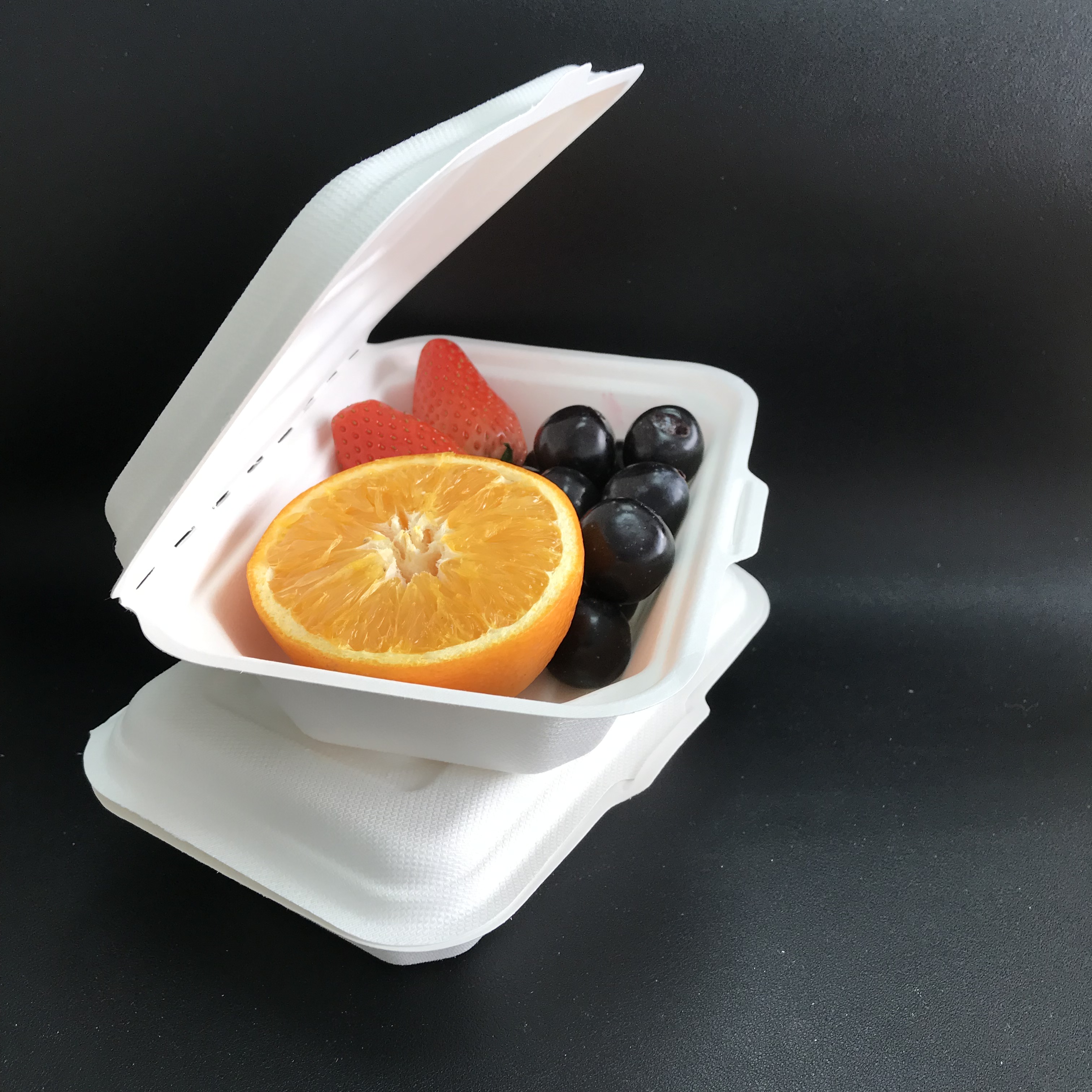 Leakproof disposable take to go food box