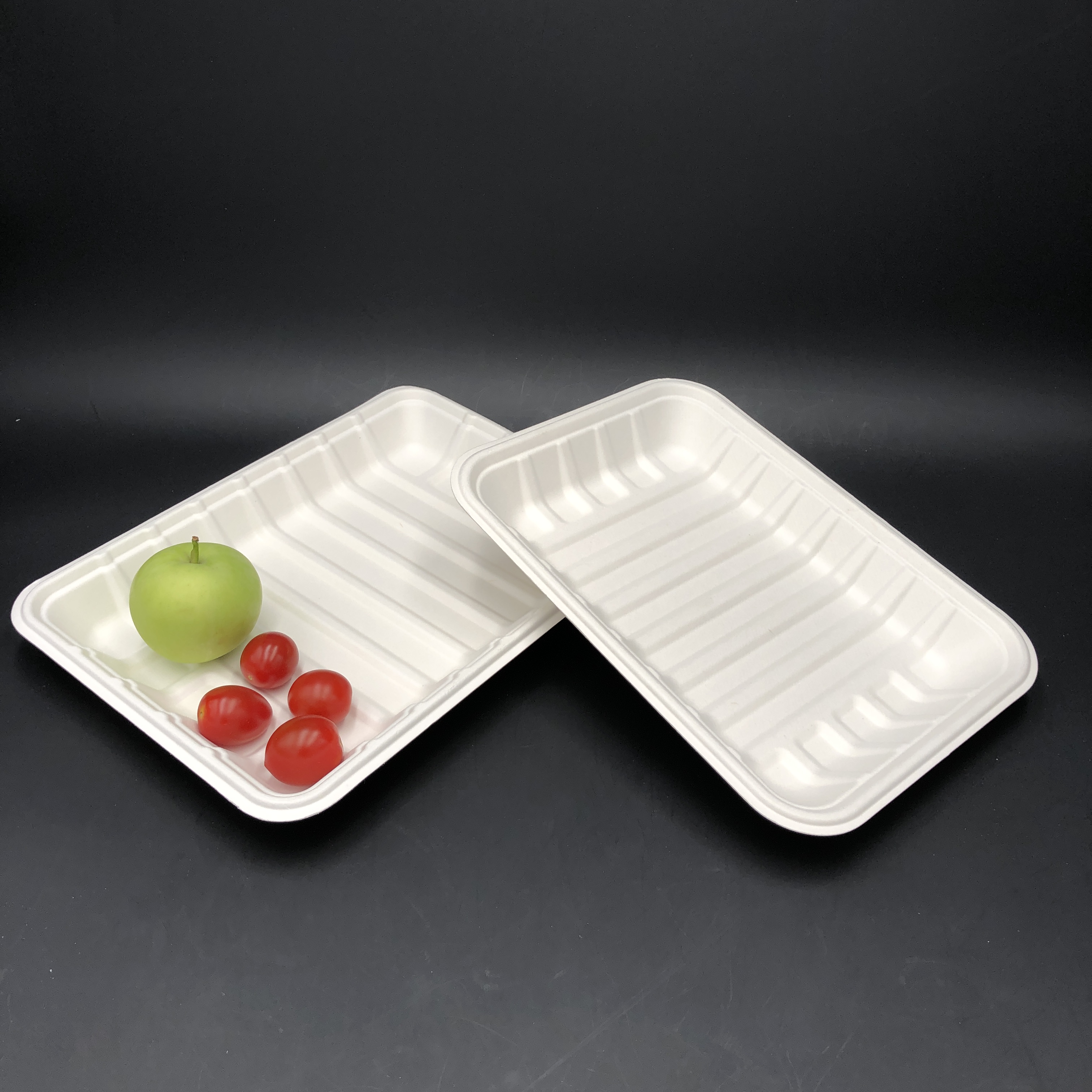 disposable bagasse meat tray