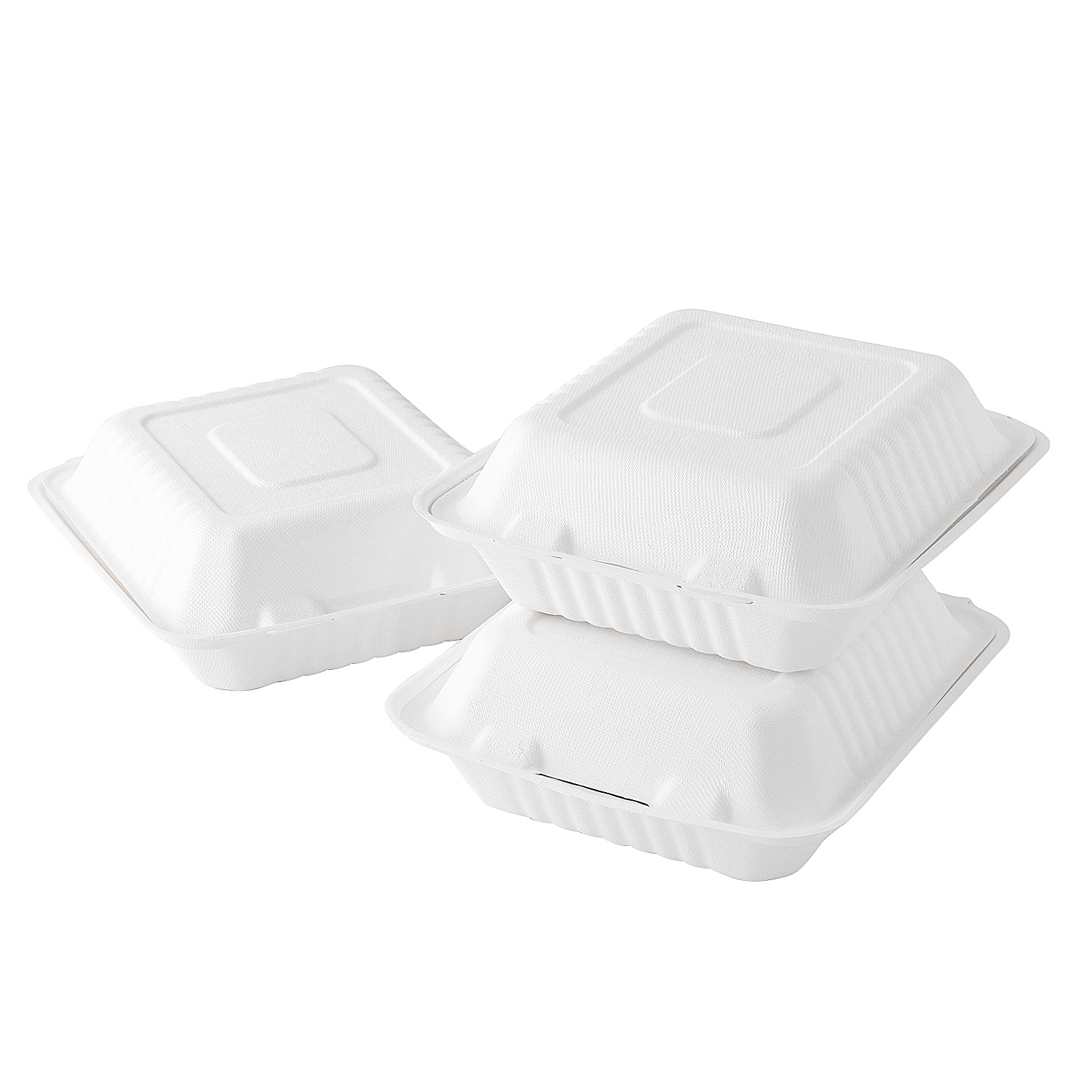 compostable take out clamshell box
