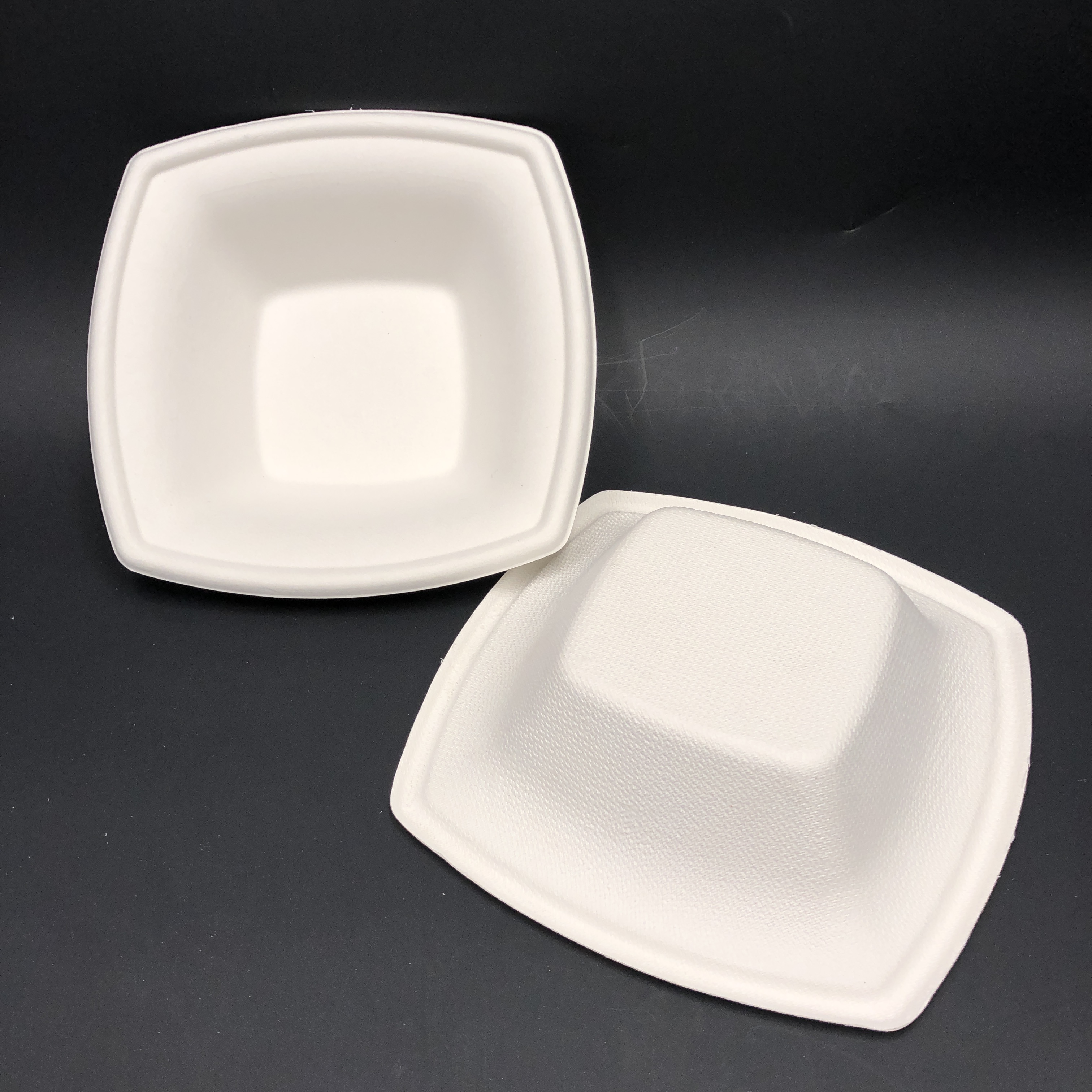 recycle sugarcane pulp soup bowl