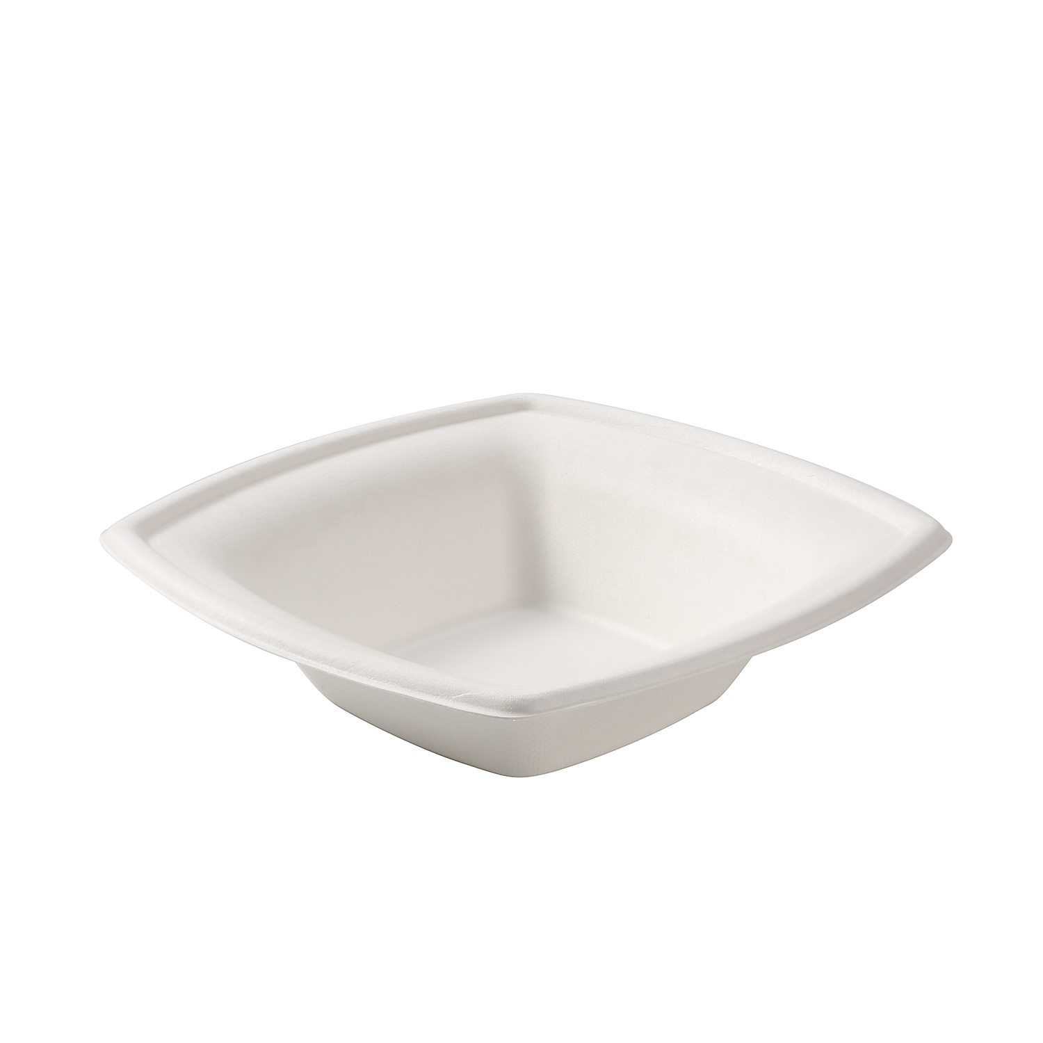 12 OZ Compostable Sugarcane Paper Square Bowl
